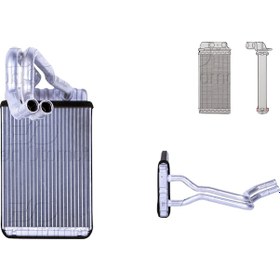 Resim Kalorifer Radyatörü Brazıng 213x150 Mm 97138-17000 Wısco Hyundaı Matrıx Fc Elantra Uyumlu 