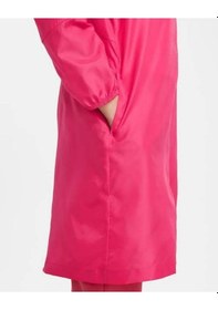 Resim Nike Air Dokuma Kapüşonlu Genç Çocuk Ceketi Pembe 