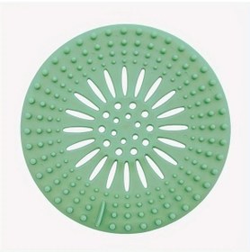 Resim Zhanglei001 Yeşil Anlık Saç Toplayıcı Duş Filtresi Tıkanıklığı Önler Yüksek Yoğunluklu Mesh 