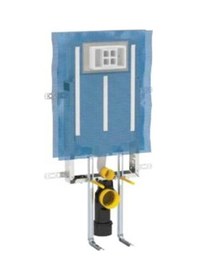 Resim Geberit Alpha Gömme Rezervuar Seti - 1 Beyaz - Krom 