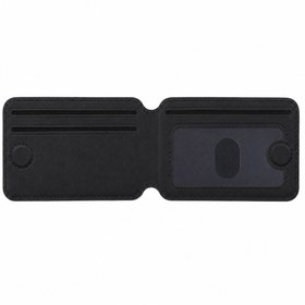 Resim MagSafe Uyumlu Katlanabilir Cüzdan ve Kartlık Siyah 