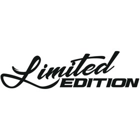 Resim Bak Karıştır Limited Edition Sticker 18x5 Cm Siyah Renk 