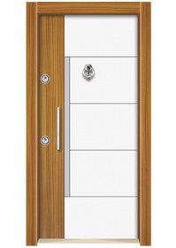 Resim 3559 Ahşap Kaplama Çelik Kapı, Kaplama Daire Kapısı 