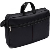 Resim Moda Çanta 8141 Siyah 13.3” Notebook Kumaş Evrak Çantası Siyah 