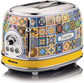 Resim Ariete Positano Ekmek Kızartma Makinesi 2 Dilim 0155/1P - 810 Watt, Metal Gövde, 2 Dilim Kapasite, B 