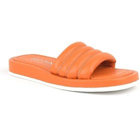 Resim Turuncu Tek Bant Şişme Kadın Terlik Turuncu 