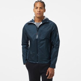 Resim Salomon Bonatti Waterproof Erkek Lacivert Yağmurluk 