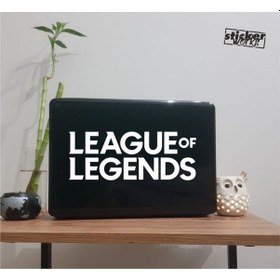 Resim Legends Of Legends Laptop Sticker Beyaz 