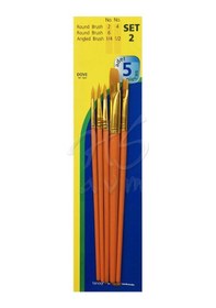 Resim Fanart Academy Dove Seri 500 Fırça Seti No:2 5Li 
