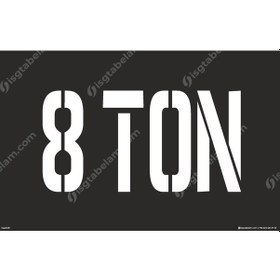 Resim 8 Ton Boyama Şablonu 2 