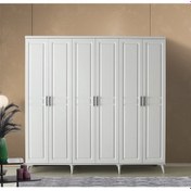 Resim GuneyStore Sport 6 Kapaklı Komple MDF Gardırop 