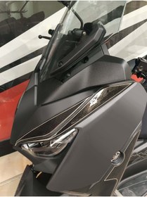 Resim Redline Grafik Yamaha Xmax 2018-2021 Karbon desen Far Üstü Kaş Pad 