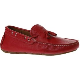 Resim BUENO Shoes Kırmızı Flotter Deri Erkek Loafer 05ms2024d 