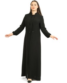 Resim derin store Hakim Yaka Bağcıklı Basic Ferace 