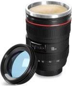Resim Genel Markalar 23LWQ1QWL Objektif Kupa Lens Kupa Kahve Ve Çay İçin Termos Kupa Fotoğraf Tutkunları İçin Deko 