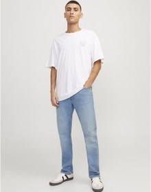 Resim Jack & Jones Erkek Mike 330 Comfort Fit Jean 12246916 Blue Denim 