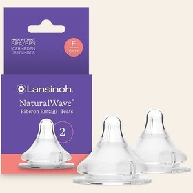 Resim Lansinoh Natural Wave Biberon Emziği - Hızlı Akışlı STD - STD / STD 