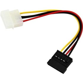 Resim Alfais 4960 Sata Kasa içi Sata HDD 4 pin Power Güç Kablosu 15 cm 