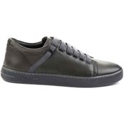 Resim Bambi Gri Deri Erkek Sneaker E01587000603 