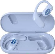Resim DACOM Açık Kulak Bluetooth Kulaklık, Spor Kulaklık, [MFi Sertifikalı] Mikrofonlu Gerçek Kablosuz Kulaklık, Ter Dayanıklı, Hızlı Şarj, iPhone ve Android ile Uyumlu (Açık Mavi) 
