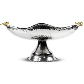 Resim Antepsepeti Gümüş Kaplama Ayaklı Bakır Gondol 27cm 