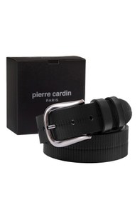 Resim Pierre Cardin Deri Erkek Kemeri En 4 Cm Pc4160 Siyah 