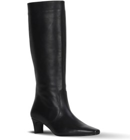 Resim Bueno Shoes Siyah Deri Kadın Topuklu Çizme 39wc2959 