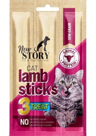 Resim Cat Lamb Stick 12 Adet 3x5gr. Kuzu Etli, Çubuk, Kedi Ödül Maması 