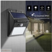 Resim Hareket Sensörlü Solar Dış Mekan Lambası 