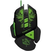 Resim Polosmart PGS302 Kablolu LED Aydınlatma Programlanabilir Ağırlıklı 7200DPI Gaming Oyuncu Mouse Siyah 