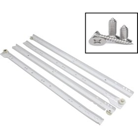 Resim Flore Beyaz Klasik Ray 1 Çekmecelik (Takım) 50 cm 