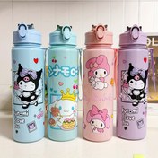 Resim Sanrio Kuromi, Cinnamoroll & My Melody Anime Su Şişesi - Sevimli Koleksiyonluk Büyük 700ml (23.6oz), Seyahat için Kapaklı ve Kayışlı 700 ml'lik Sanrio Fanlarına Özel Dayanıklı Plastik, Kadınlar için su şişesi, Sıcak ve Soğuk İçecek Termosu, Şişelenmiş Su, Kadınlar İçin Hediyeler, Sevimli Su Şişesi, Pipetli Tumbler, Pipetli Su Şişesi, cadılar bayramı, Kadınlar İçin Doğum Günü Hediyeleri, Kadınlar için su şişeleri, İçecek Şişesi, Tumbler, Erkekler için su şişesi, 