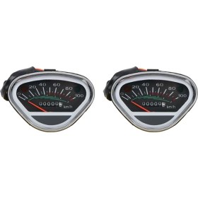 Resim Gemstone Honda Dax 70 Için 2x Motosiklet Hız Göstergesi 100KM/S Takometre Kilometre Sayacı Enstrümanı (Yurt Dışından) 