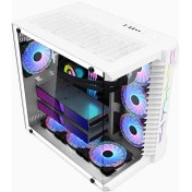 Resim Snt Luobin III WarMachine 7 ARGB 3 PİN 5V Fan Midi Tower ATX Oyuncu Kasası Beyaz 
