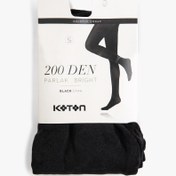 Resim Kadın Külotlu Çorap Parlak 200 Den 