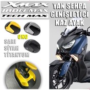 Resim YSGMOTOPARTS Yamaha Xmax 125/250/300 2018-2023 Yan Sehpa Genişletici Kaz Ayak Sarı Renk 