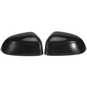 Resim Xiaaokeji Karbon Fiber Dikiz Aynası Kapağı, Bmw X3 G01 X4 G02 X5 G05 X7 İçin 