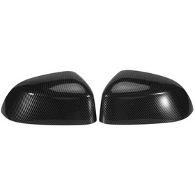 Resim Xiaaokeji Karbon Fiber Dikiz Aynası Kapağı, Bmw X3 G01 X4 G02 X5 G05 X7 İçin 