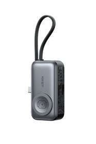 Resim Jopus 5000 mAh Powerbank Lightning Dahili Kablolu Kablosuz Şarj Watch AirPods Uyumlu Mini Powerbank- S18-A 