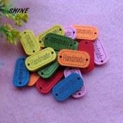 Resim 50 adet Çok Renkli Oval Ahşap Düğmeler 2.39x1.19cm - DIY El İşleri, Dikiş & Örgü Projeleri, Scrapbooking, El Yapımı Giyim Aksesuarları için İdeal 