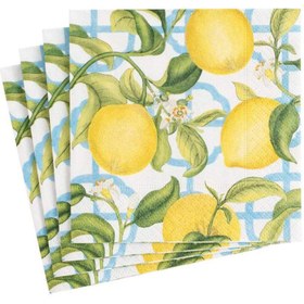 Resim Limon Desenli Kokteyl Peçete 