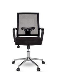 Resim Ofisbazaar Tulip Çalışma Koltuğu Sabit Kollu Yükseklik Ayarlı -siyah Siyah 