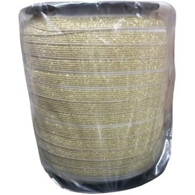Resim Çamaşır Lastiği Düz 1 cm 1 Metre Gold 