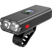 Resim 2Xxml-T6 Led 18.000 Lumen Su Geçirmez Bisiklet Farı 2400Mah Pil Açık Gri 