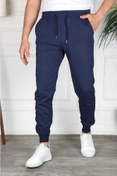 Resim KURAKGYM Lacivert Renk Slim Fit Düz Jogger Alt Eşofman 