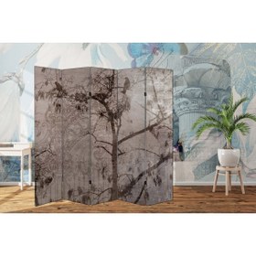 Resim dbsanat Doğa Temalı Özel Tasarım Paravan Room Divider 180 x 200 cm 