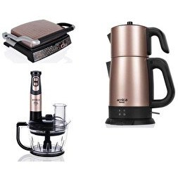 Resim Arnica St-90004 3'lü Elektronik Çeyiz Paketi Rose 