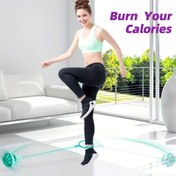Resim Bilek Ağırlıkları ile Atlama Halatı - Eğlenceli Egzersiz, Koordinasyon, Denge, İç ve Dış Mekan Oyunları, Fitness ve Rahatlama, ABS Malzeme, İç ve Dış Mekan Oyunları | Eğlenceli Egzersiz Ekipmanı | Dayanıklı Atlama Halatı 