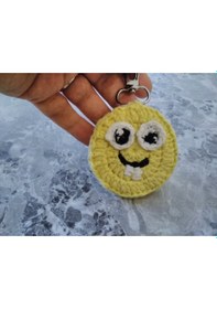 Resim El Yapımı Emoji Li Anahtarlık 