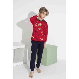 Resim Rapapa AYKIDS Erkek Çocuk Baskılı Uzun Kollu Pijama Takımı Mevsimlik 74131-Y 